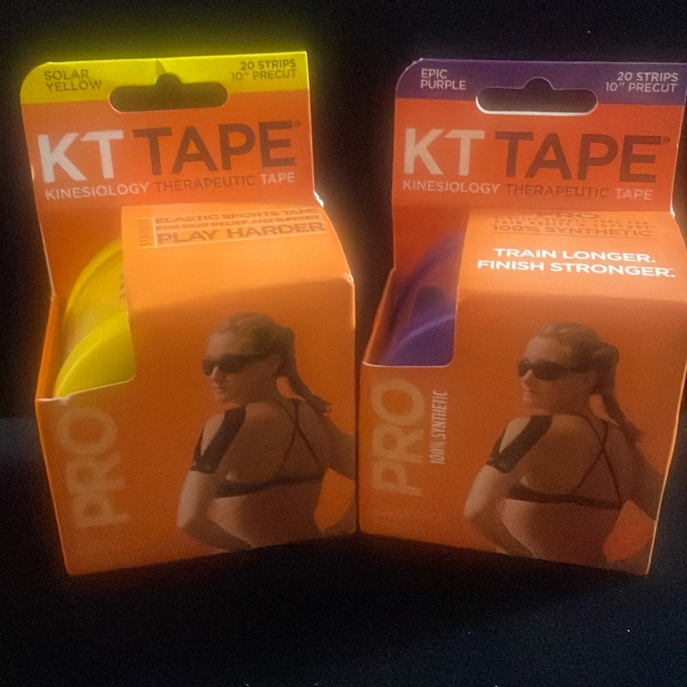 NWT KT Tape 2 boxes- 20 precut strips in each box
